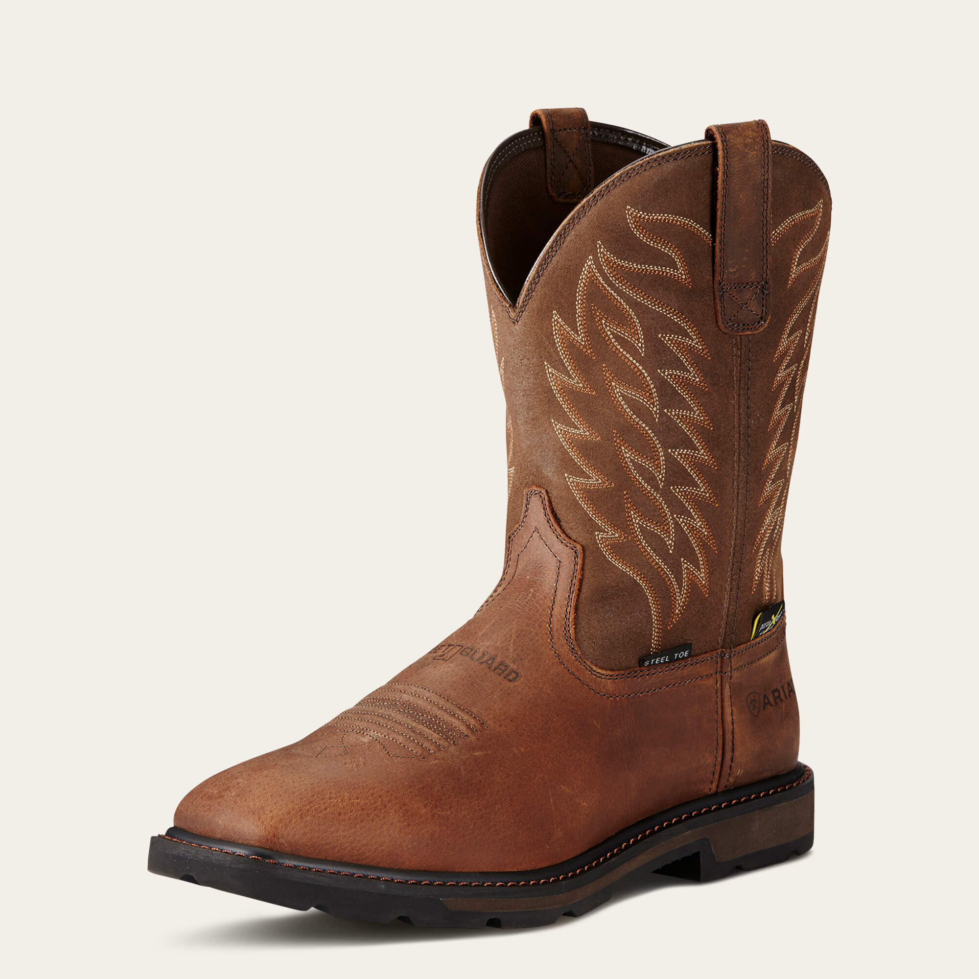 Groundbreaker Wide Square Toe MetGuard Steel Toe Work Boot