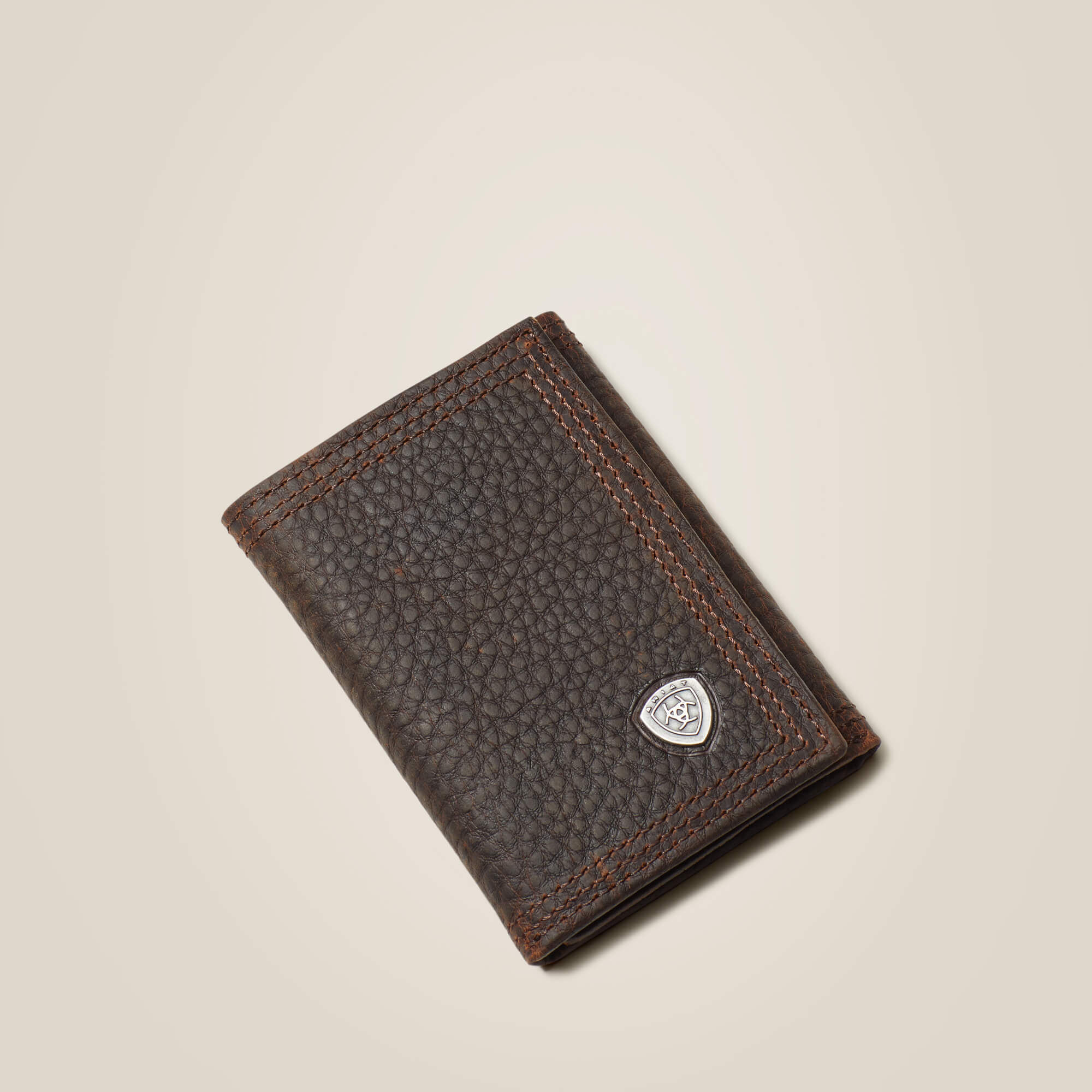 Triple Stitch Trifold Wallet