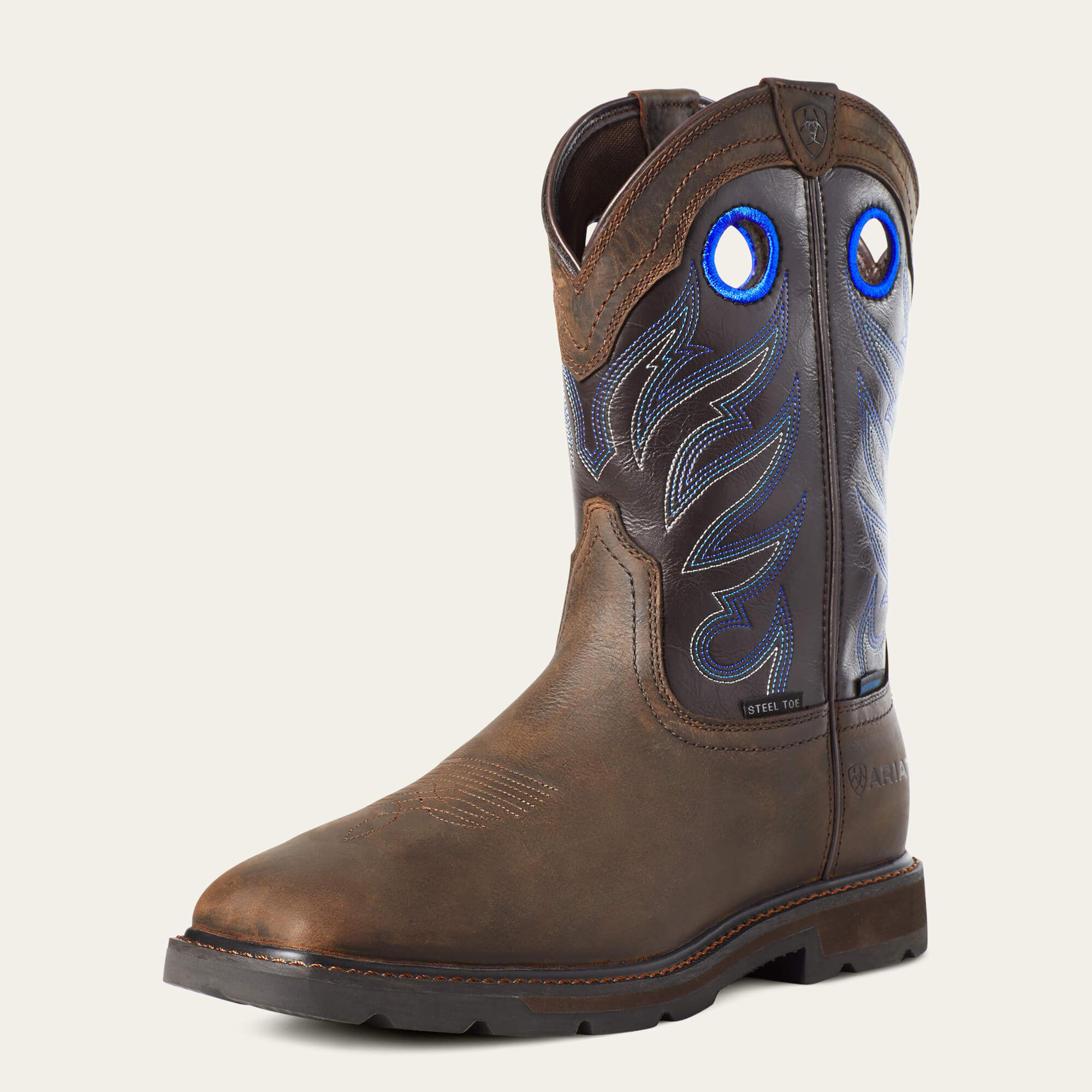 Groundwork Waterproof Wide Square Toe Steel Toe Work Boot