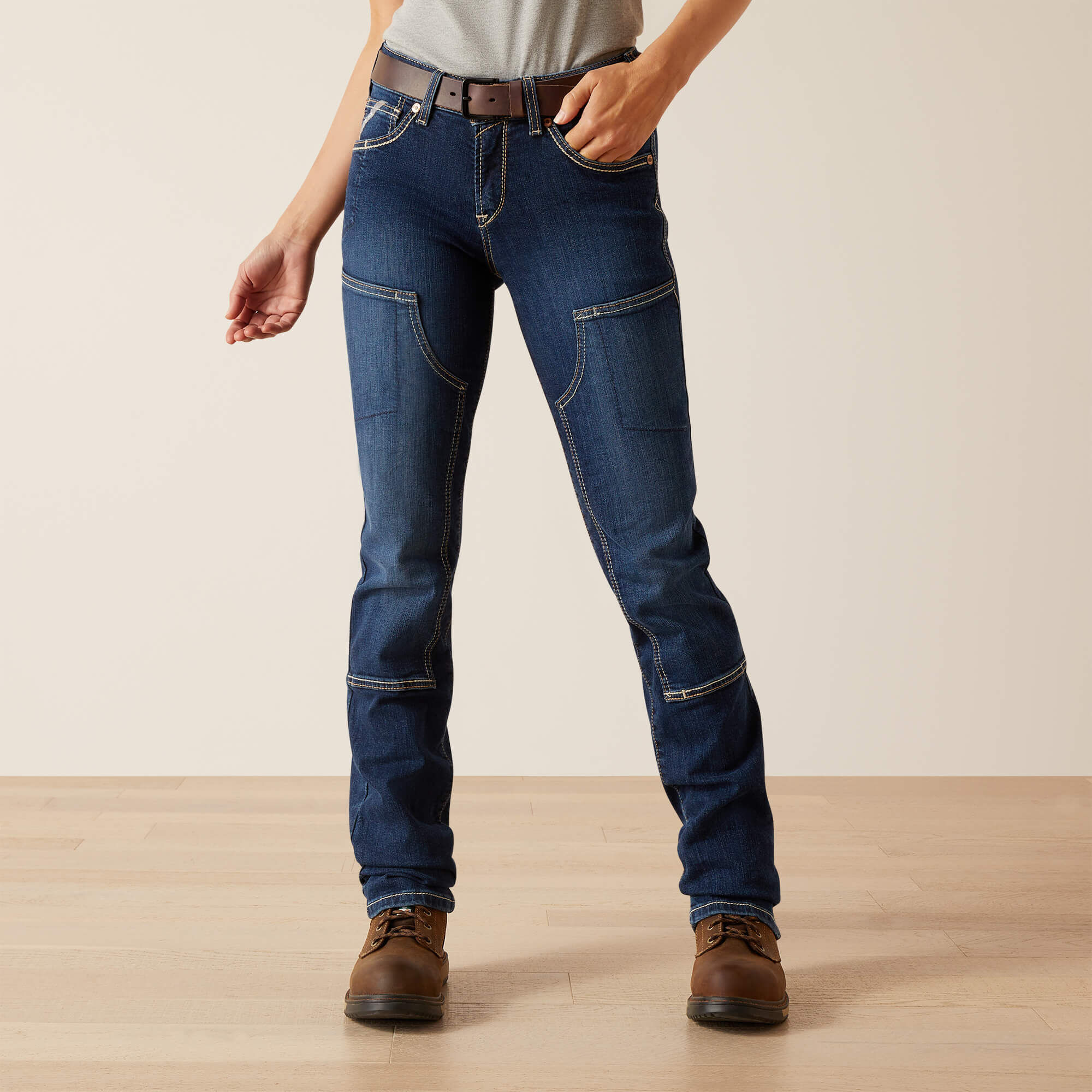 Rebar PR DuraStretch Riveter Double Front Straight Jean