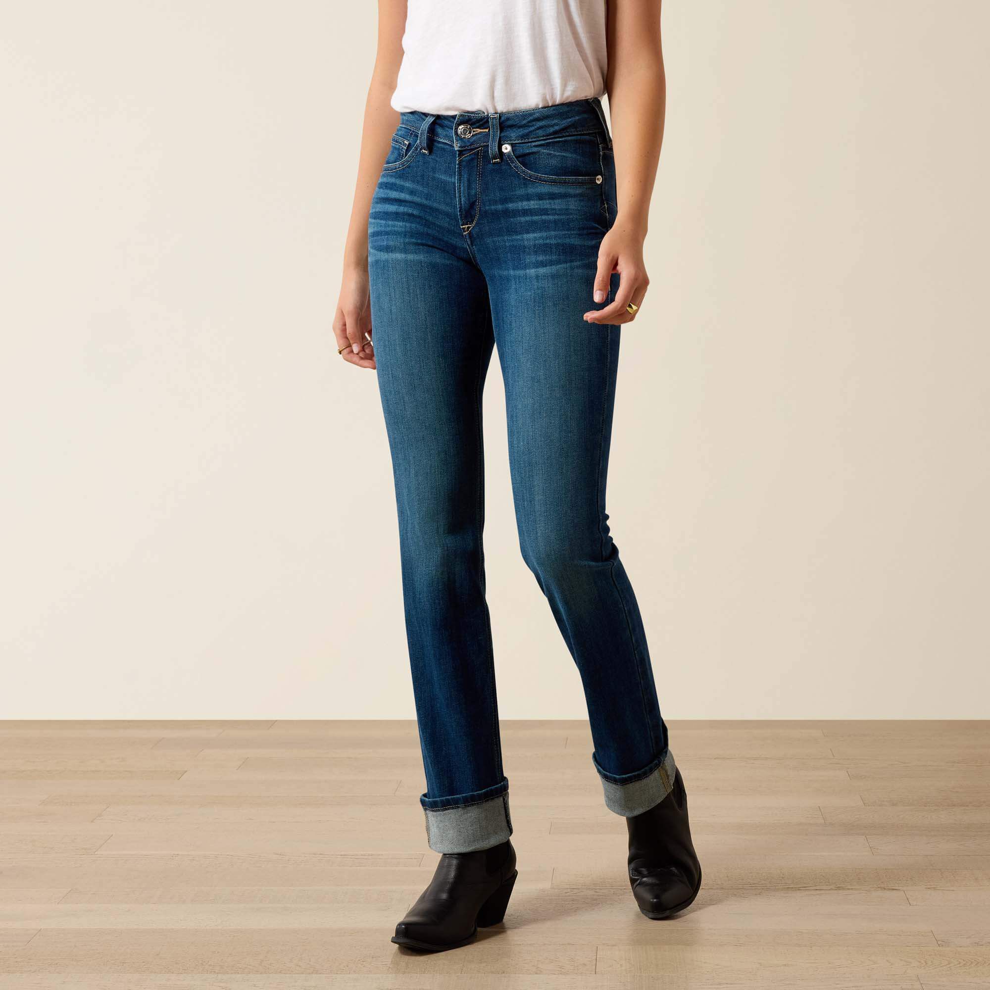 Perfect Rise Abby Straight Leg Jean