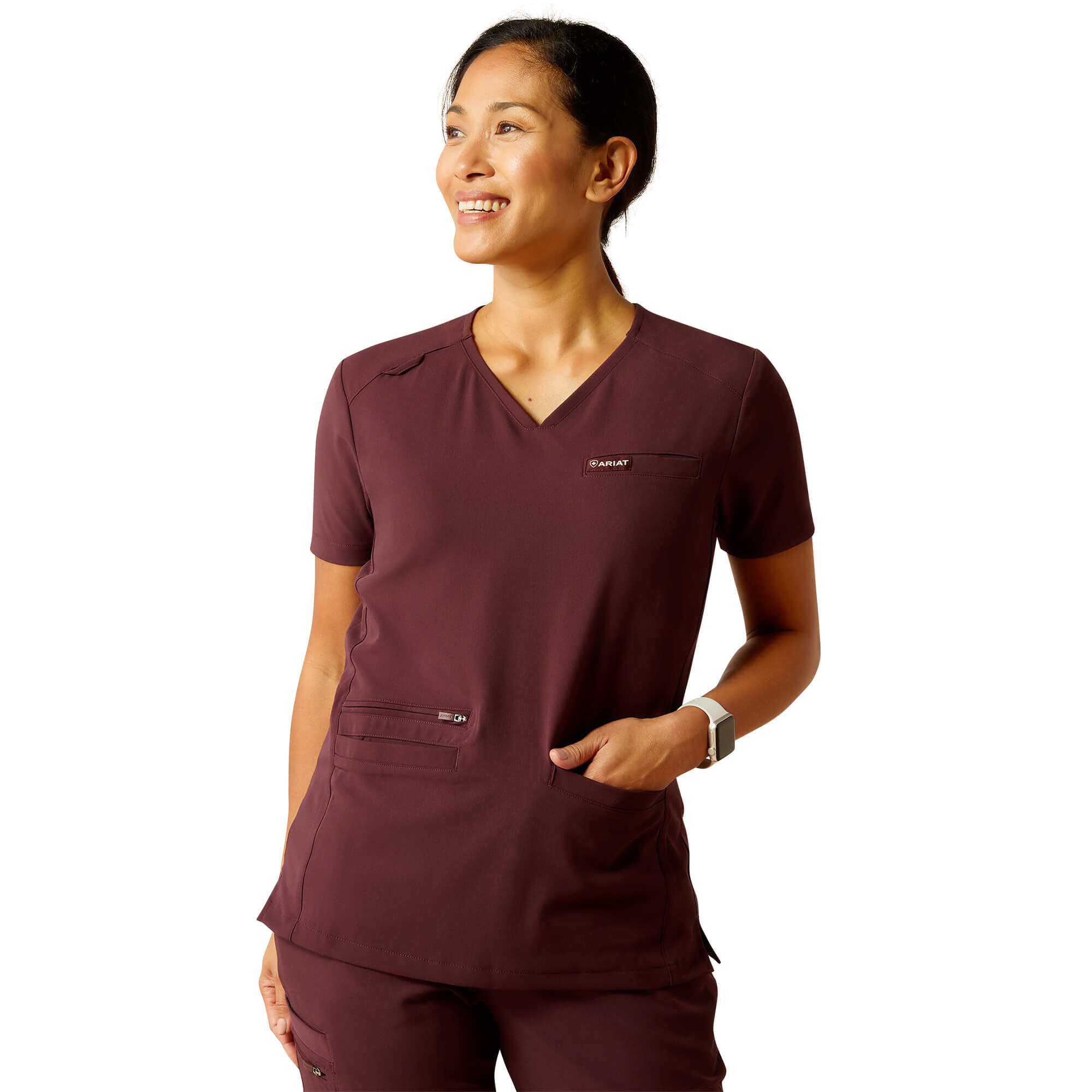 Clara 6 Pocket Scrub Top