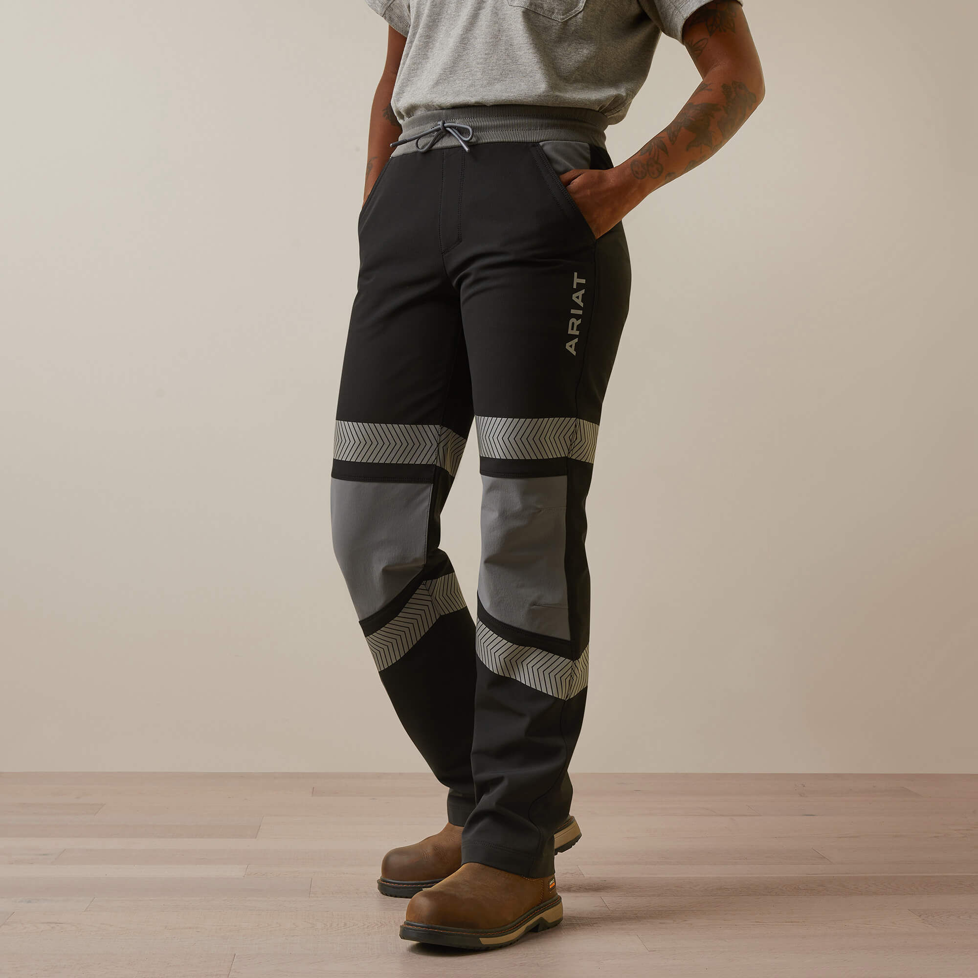 Rebar Perfect Rise Hi-Vis Pull-On DuraStretch Slim Leg Pants