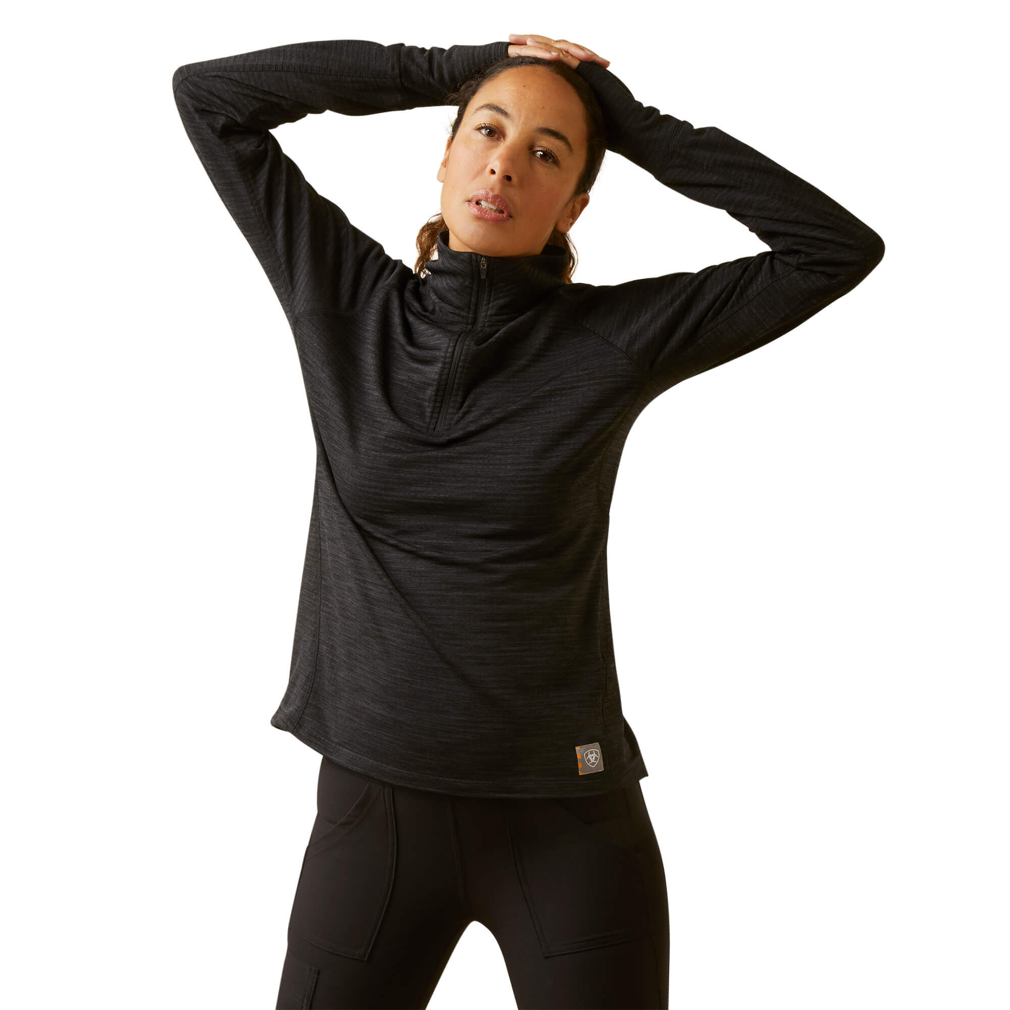 Rebar Gridwork 1/4 Zip Baselayer
