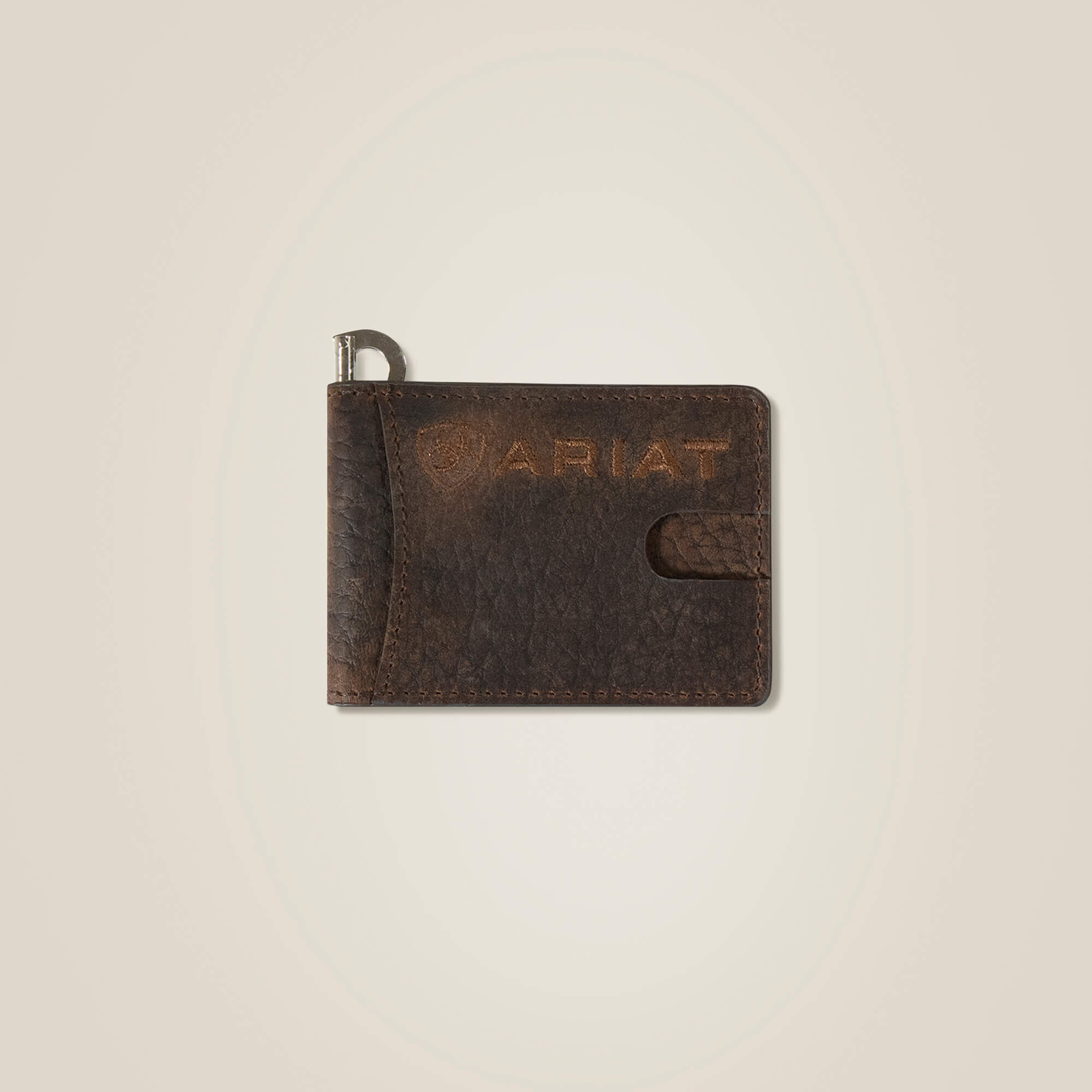 Large Logo Clip Wallet