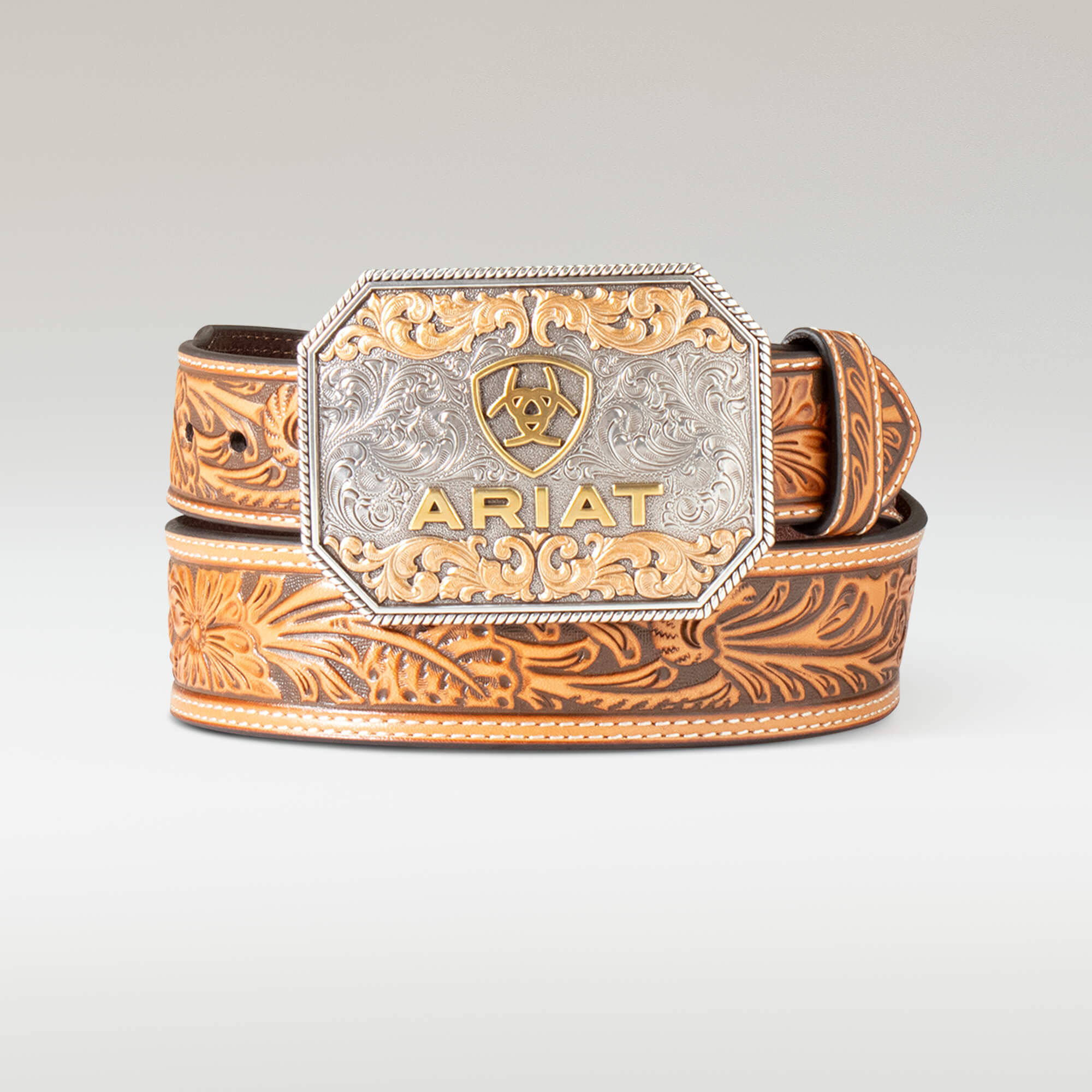 Floral Emboss Belt