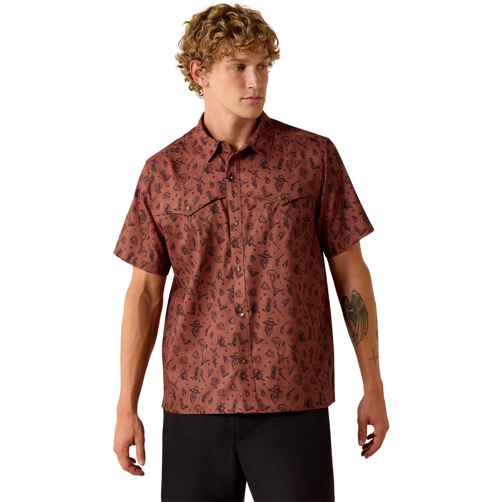 Printed VentTEK Western Yoke Classic Fit Snap Shirt