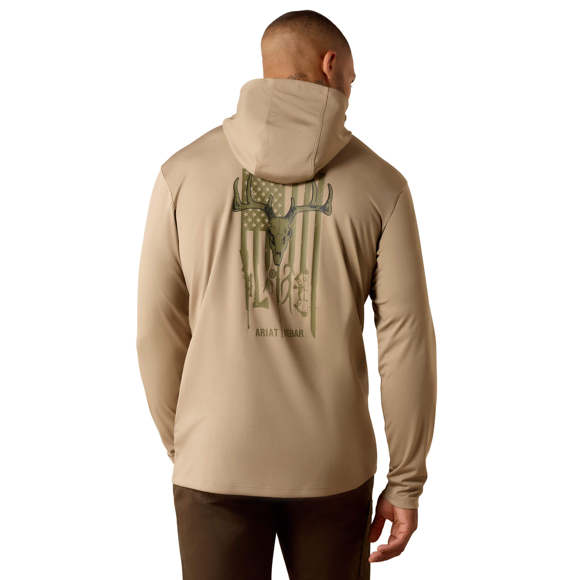 Rebar Sunblocker Outdoor Hooded Classic Fit Long Sleeve T-Shirt