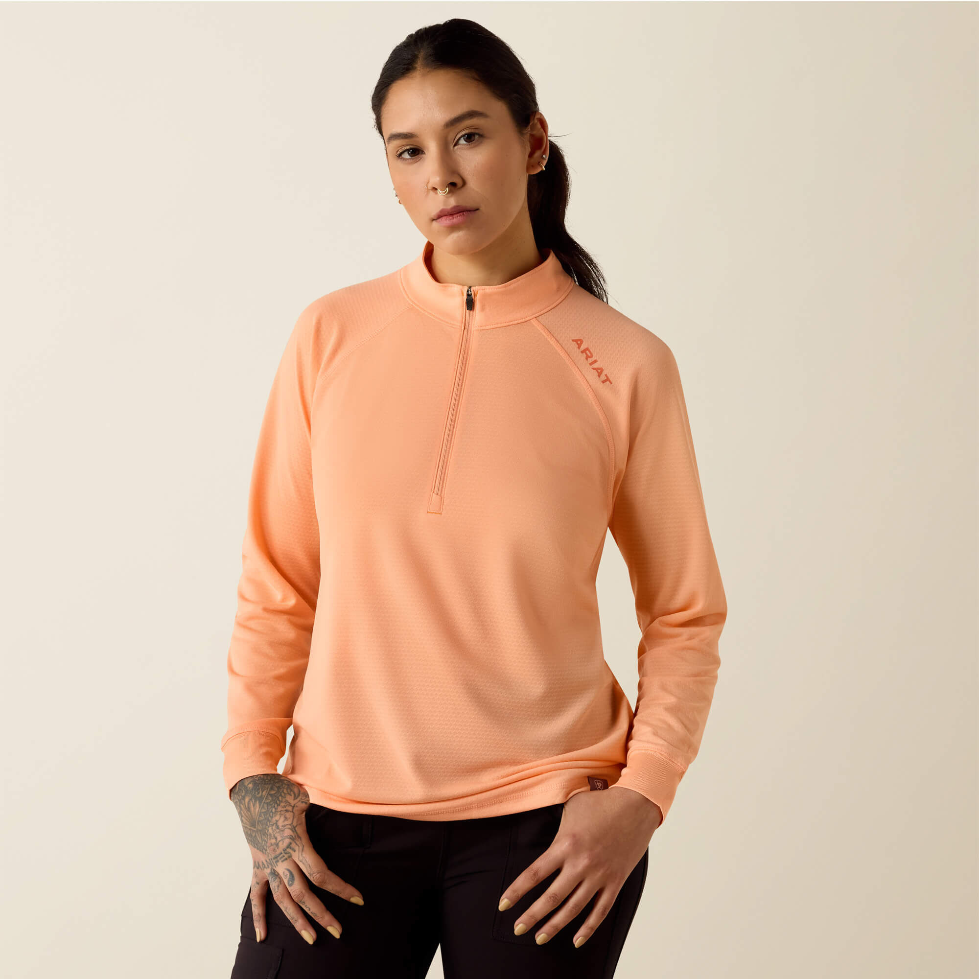 Rebar Heat Fighter 1/2 Zip T-Shirt