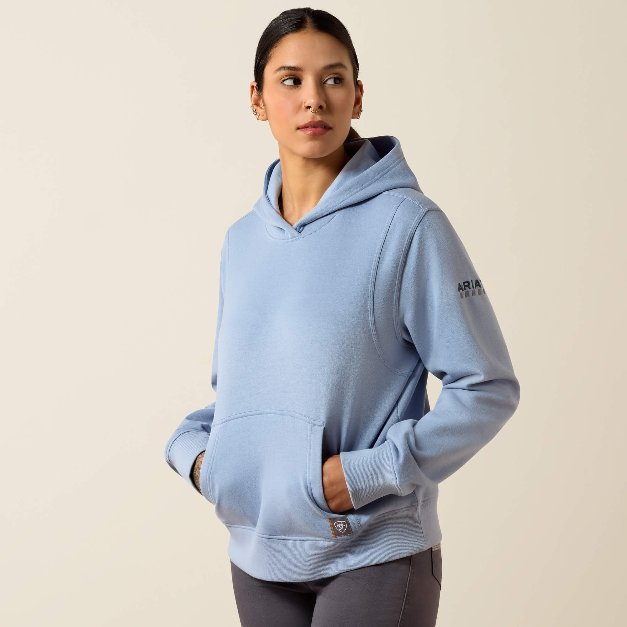 Rebar Lightweight Cropped Hoodie