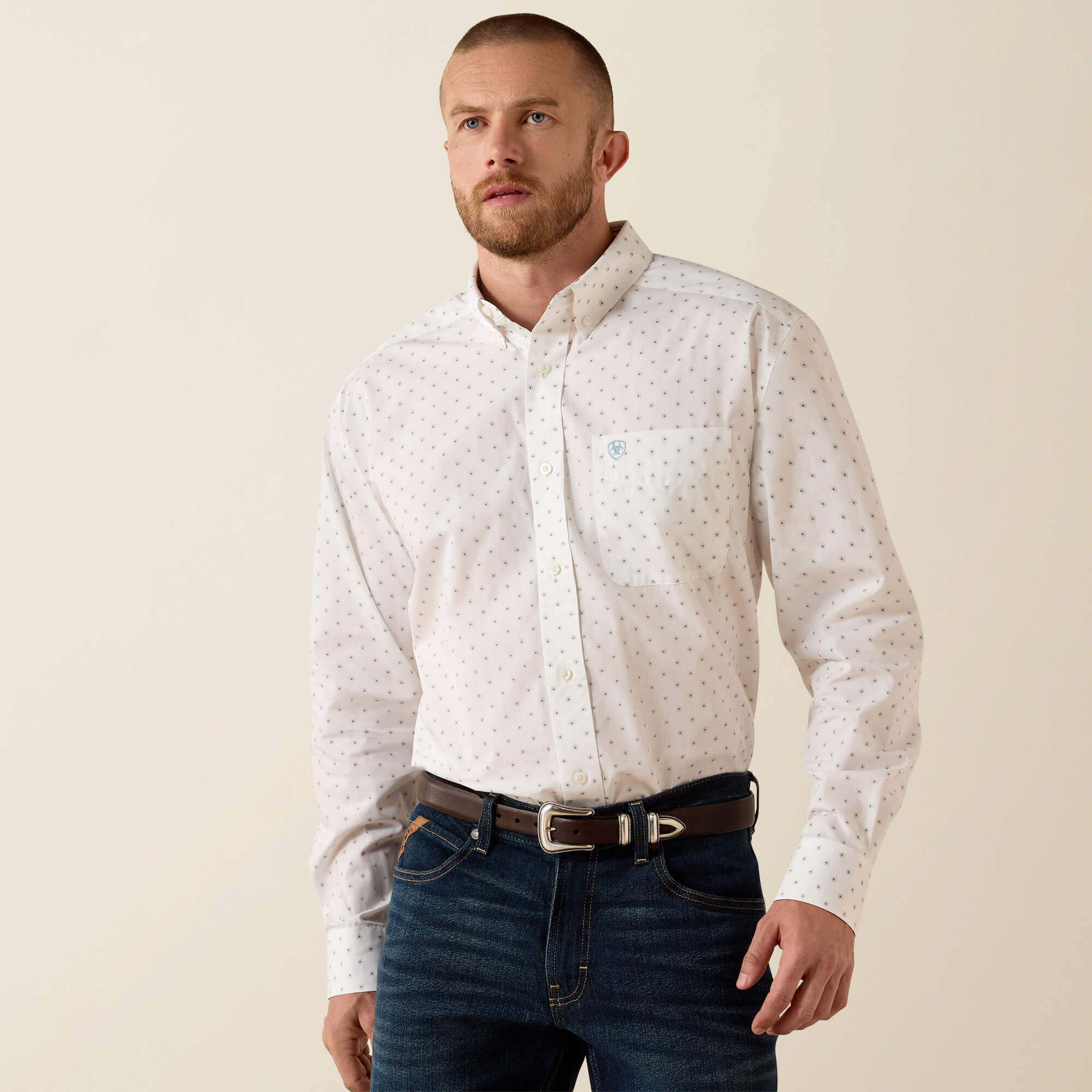 Wrinkle Free Cal Classic Fit Shirt