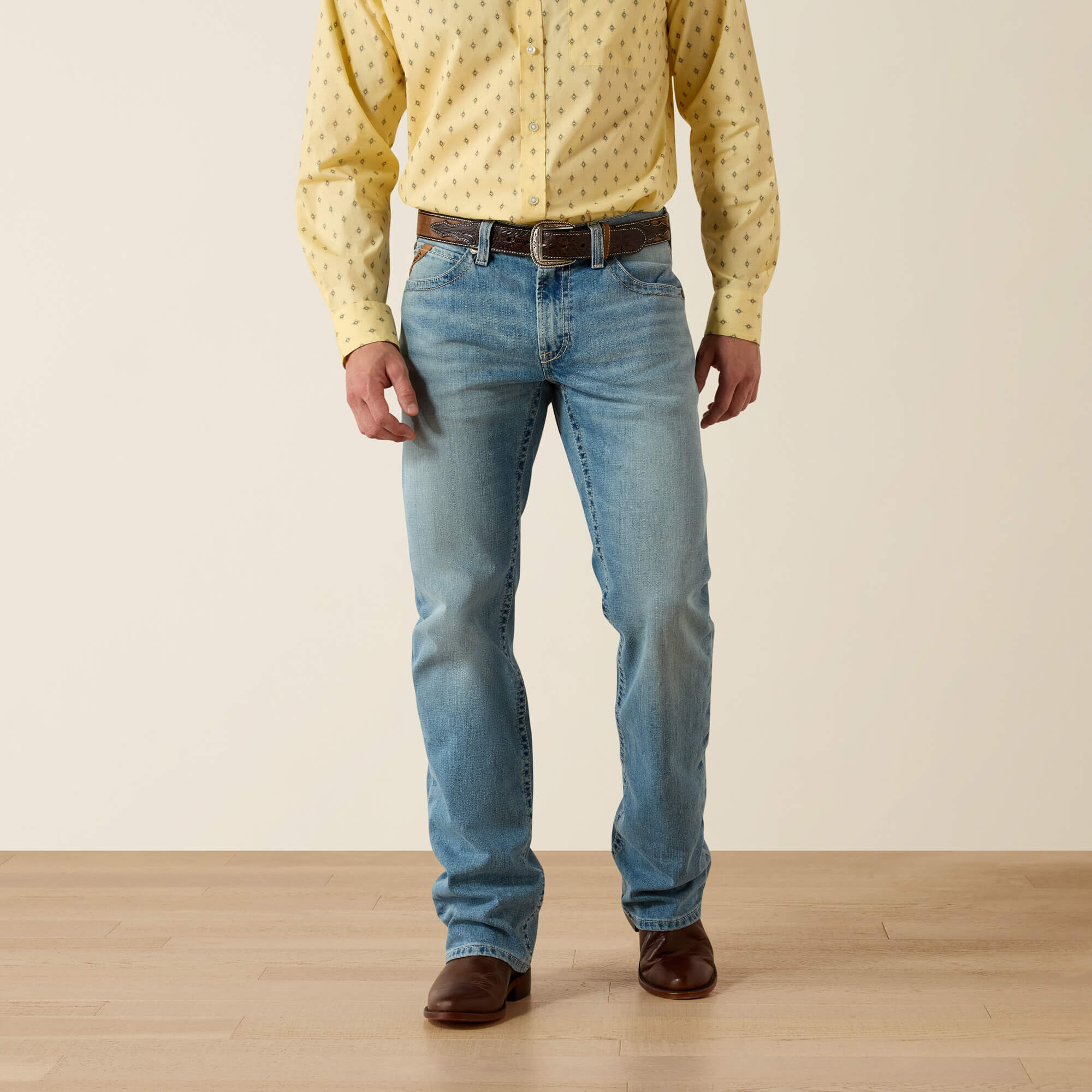 M4 Relaxed Gus Boot Cut Jeans
