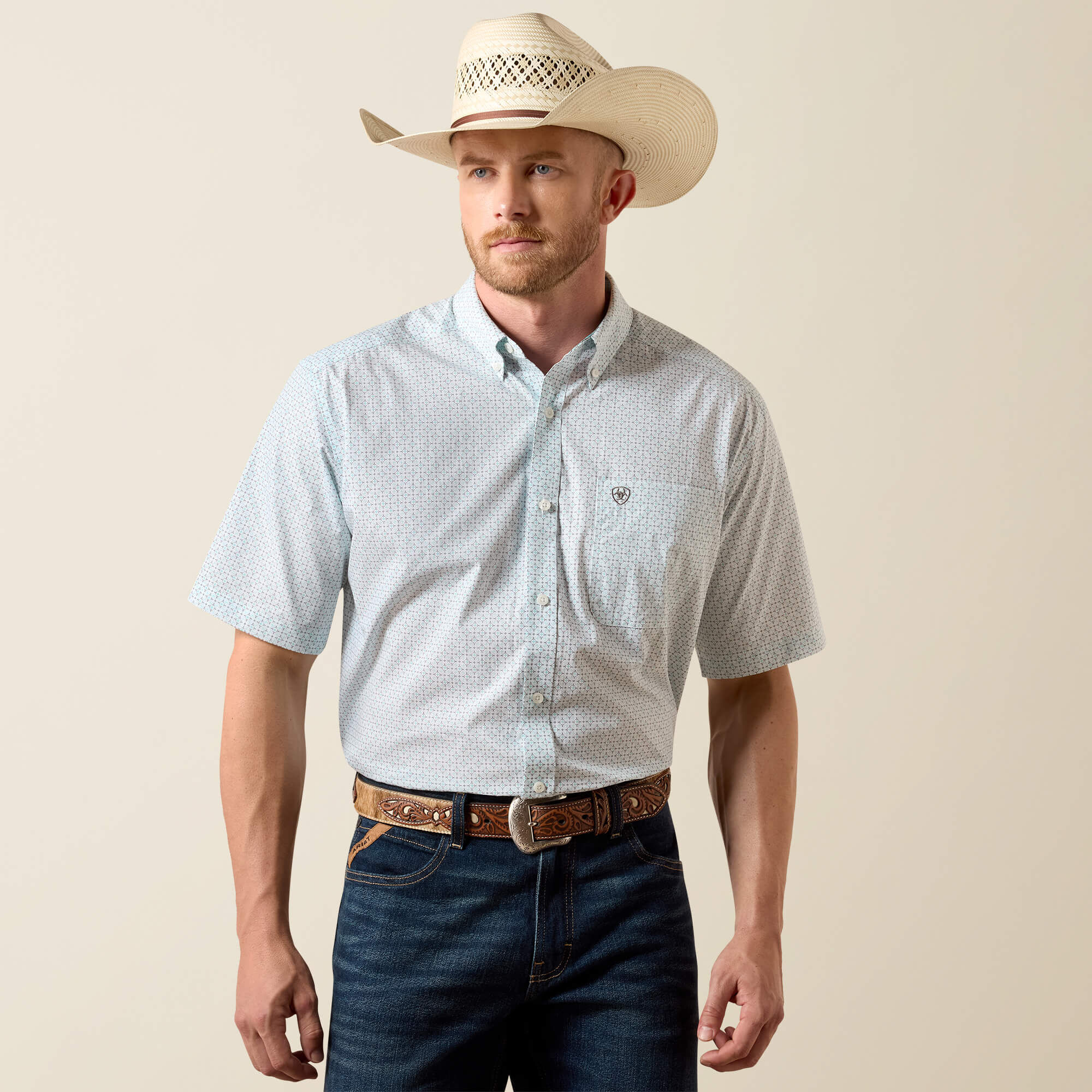 Wrinkle Free Welsh Classic Fit Shirt