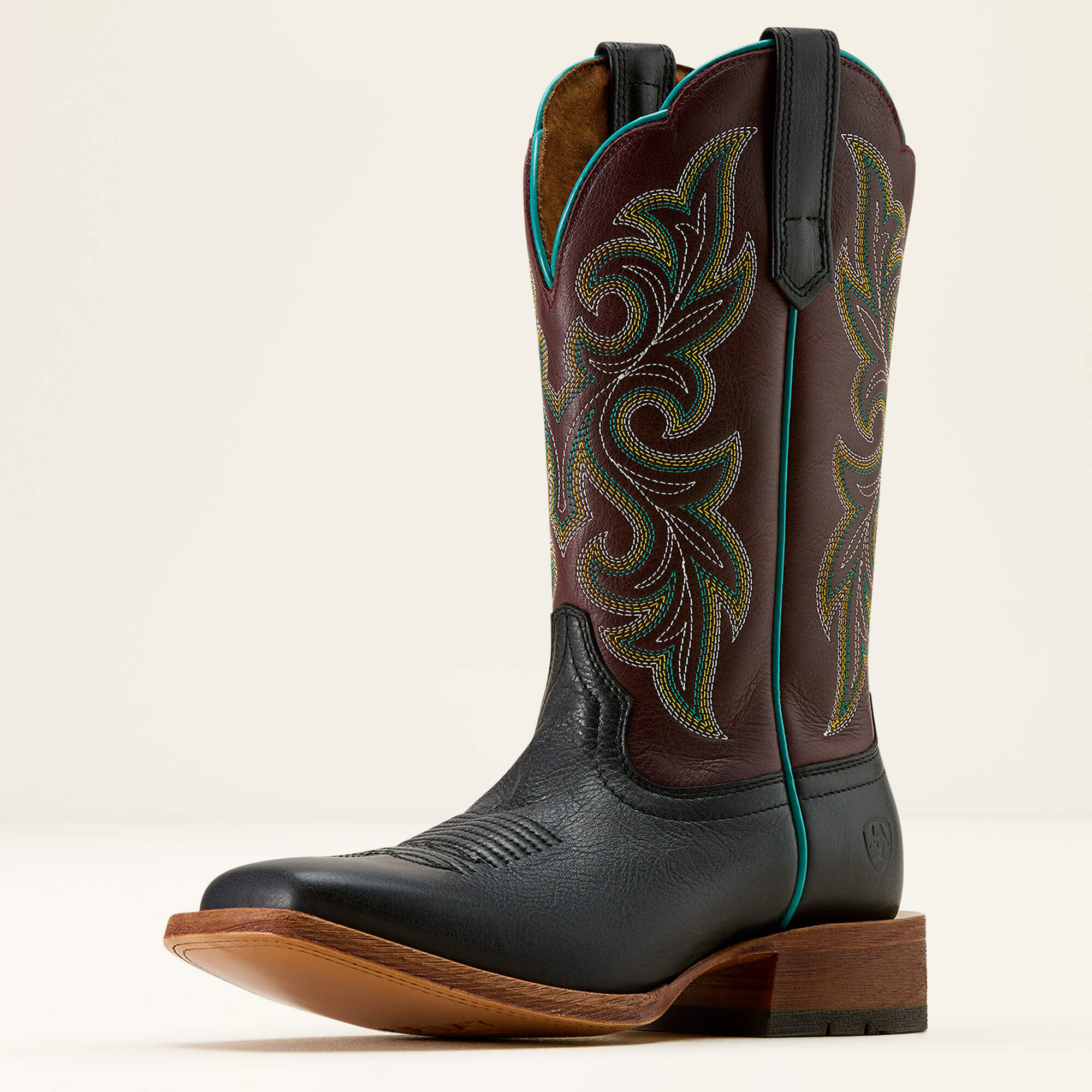County Lane Wide Square Toe Western Boot