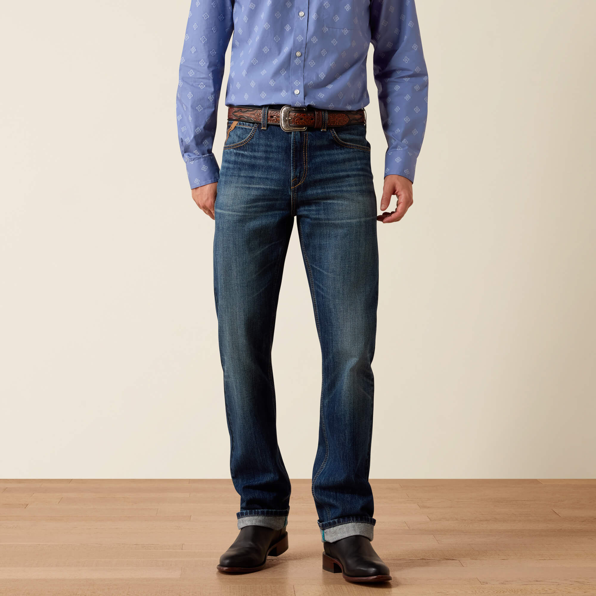 M7 Slim Adam Classic Rise Straight Leg Jeans