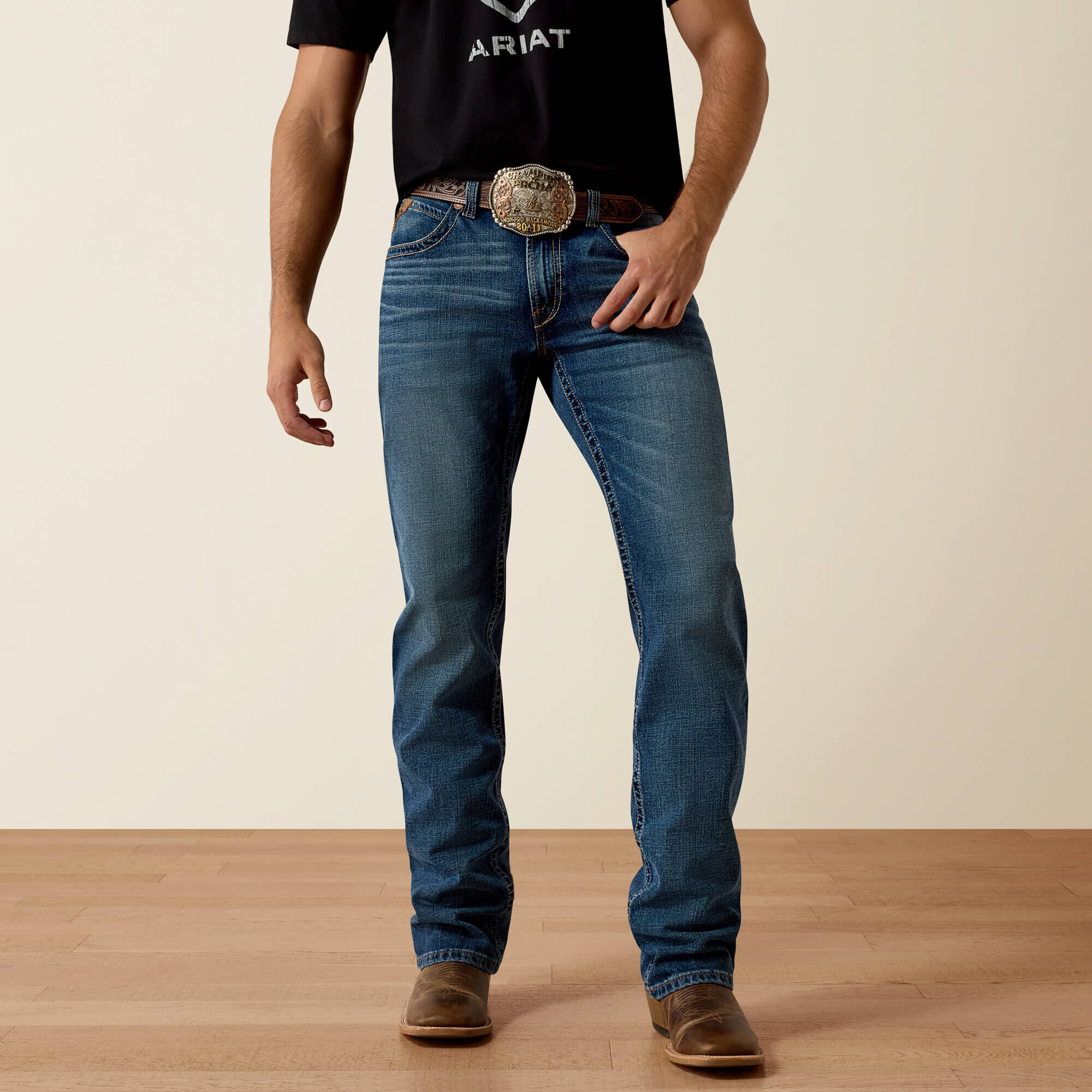 M4 Relaxed Thornton Boot Cut Jeans