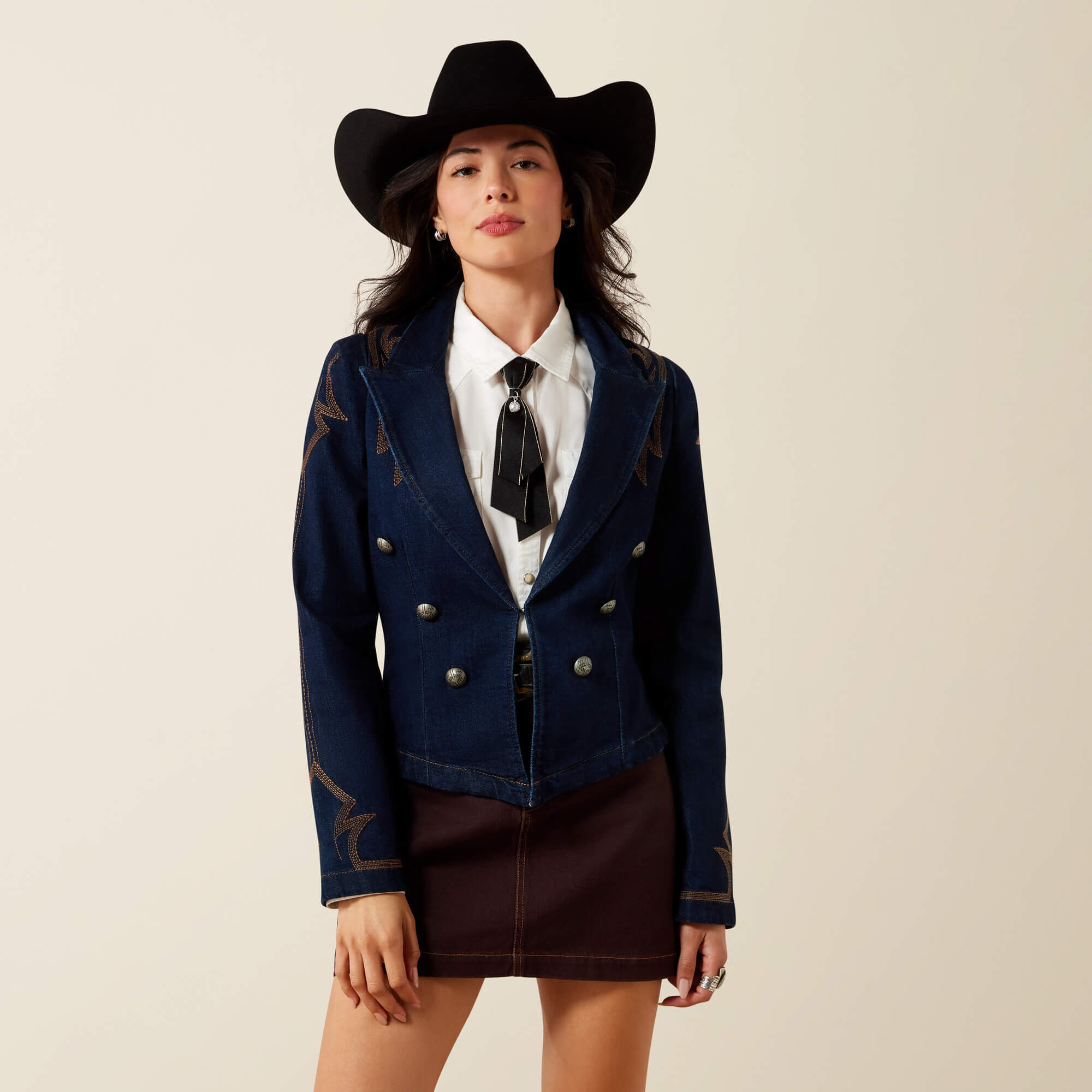 Lux Denim Blazer