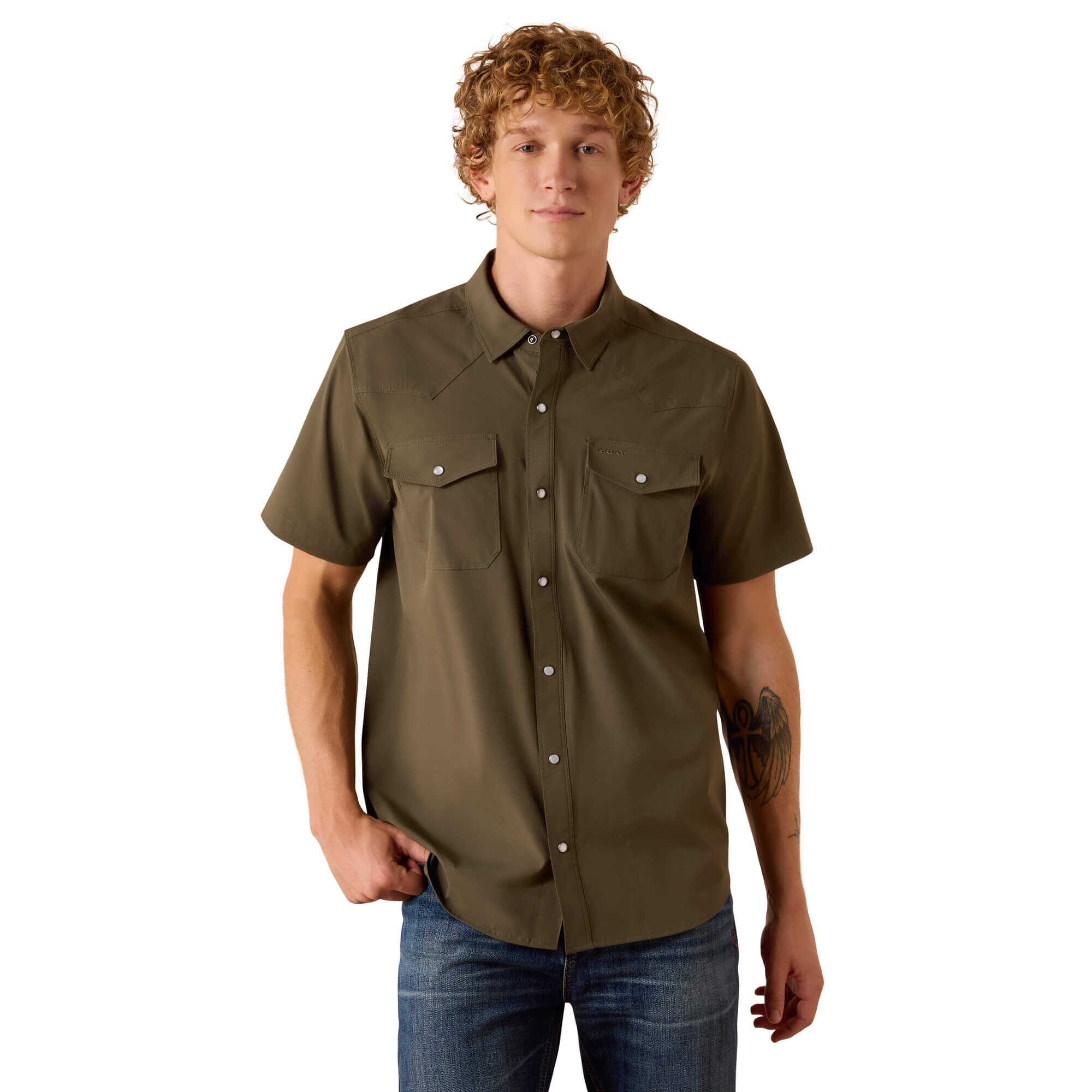 FrontierTough VentTEK Western Fitted Snap Shirt