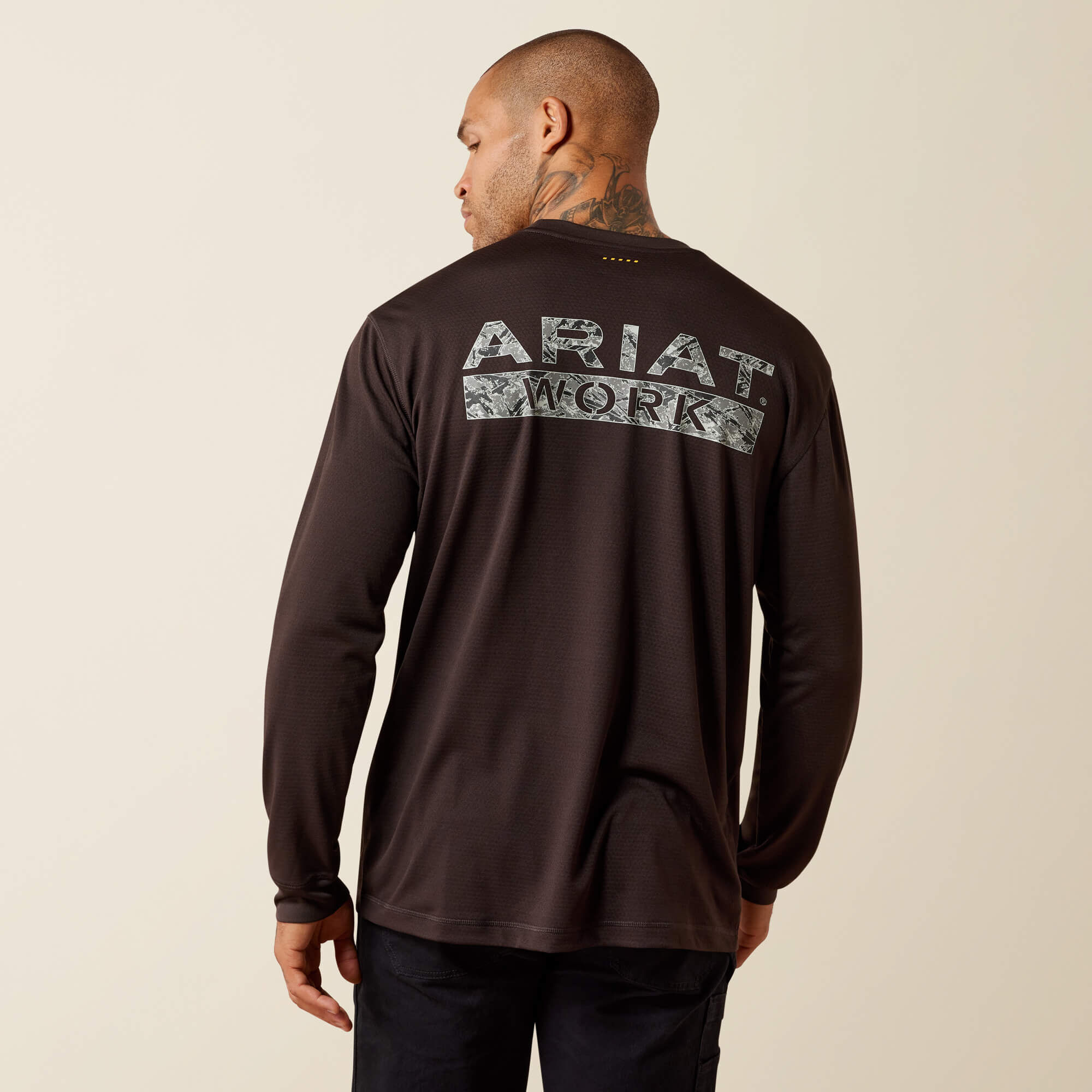 Rebar Heat Fighter Logo Long Sleeve T-Shirt