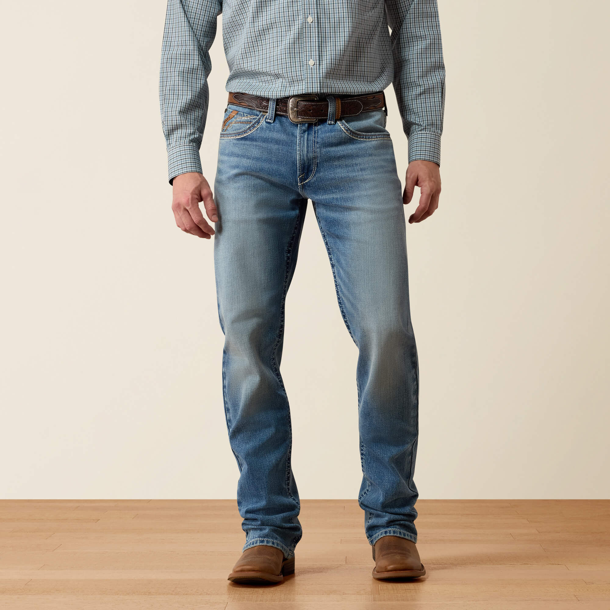 M2 Traditional Relaxed Marlon Boot Cut Jeans