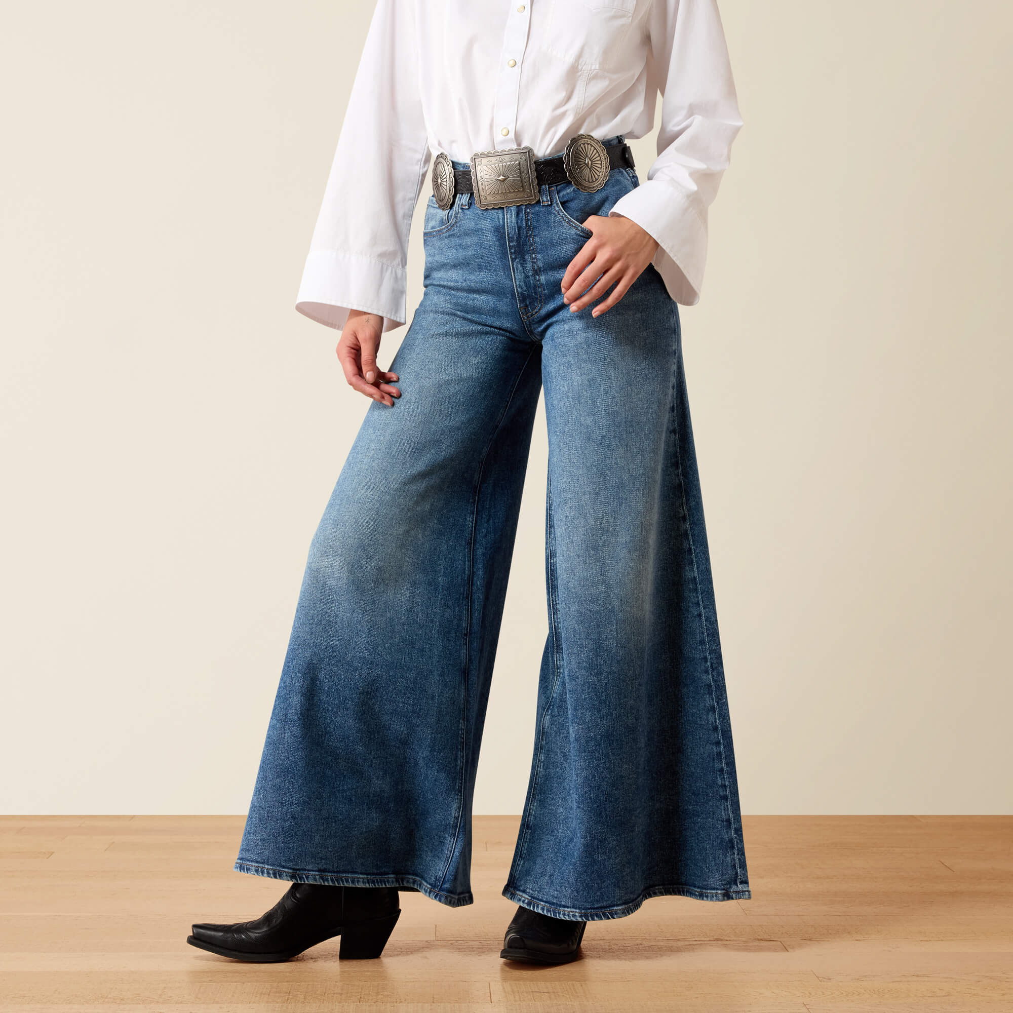 Ultra High Rise Iris Super Wide Leg Jeans