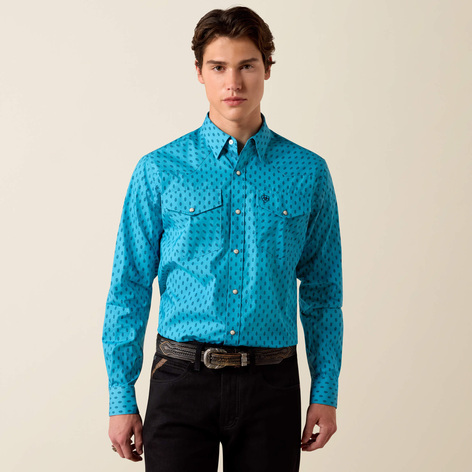 Clovis Fitted Snap Shirt