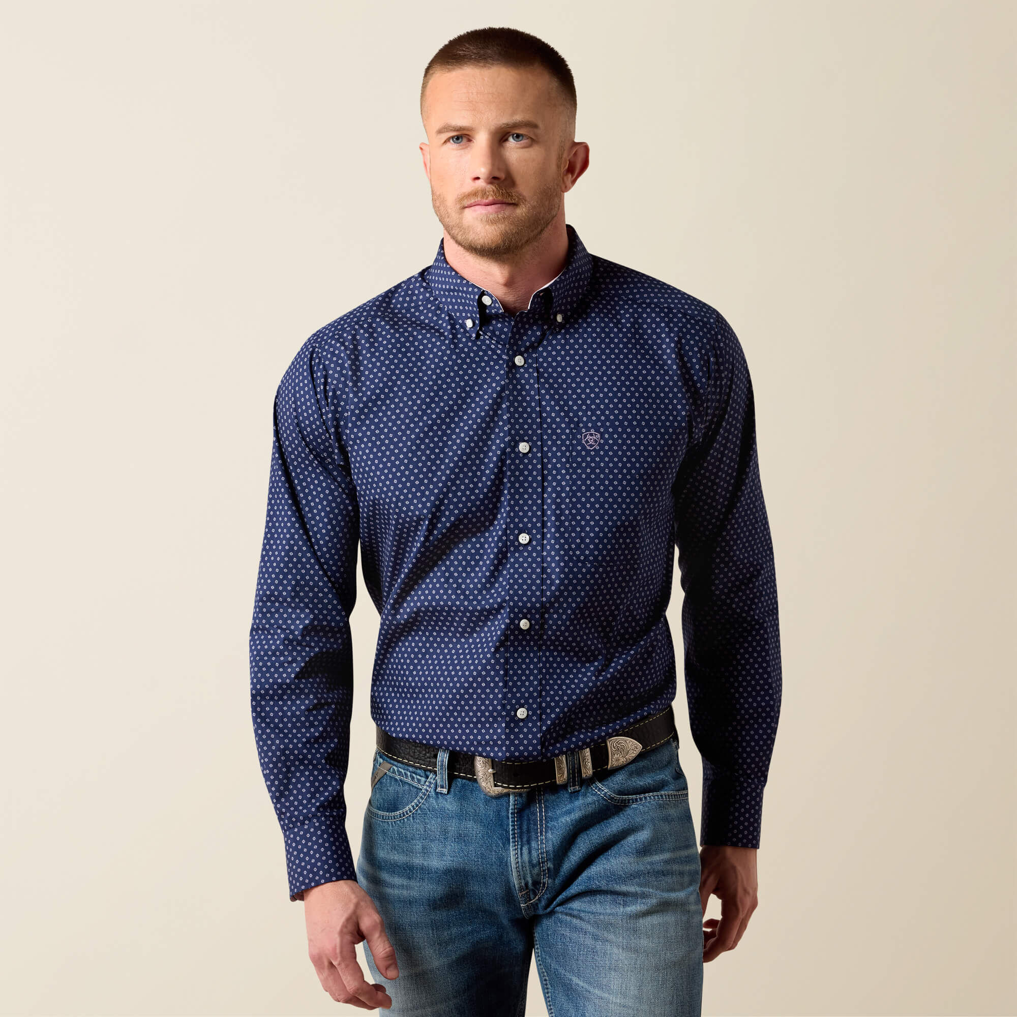 Wrinkle Free Wes Classic Fit Shirt