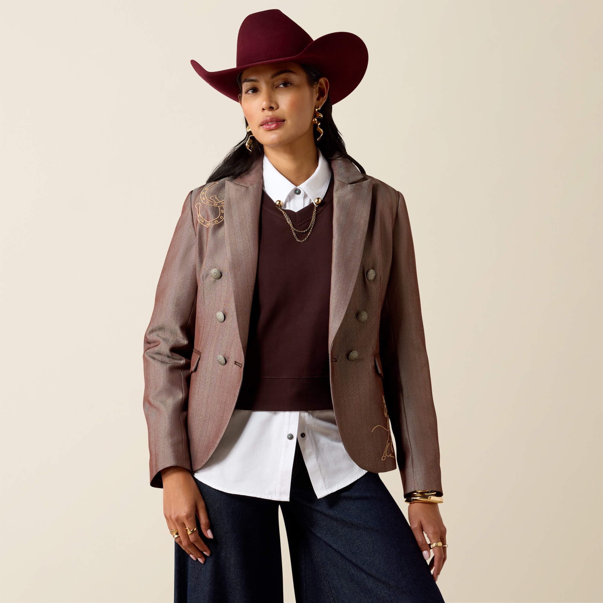 Herringbone Blazer