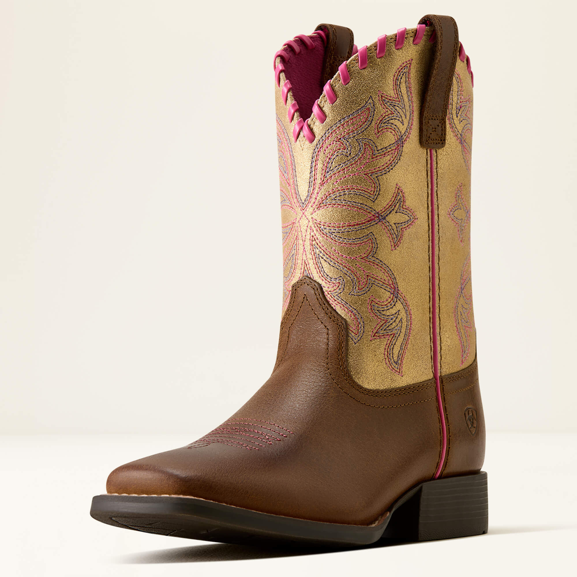 Sundown Wide Square Toe Western Boot