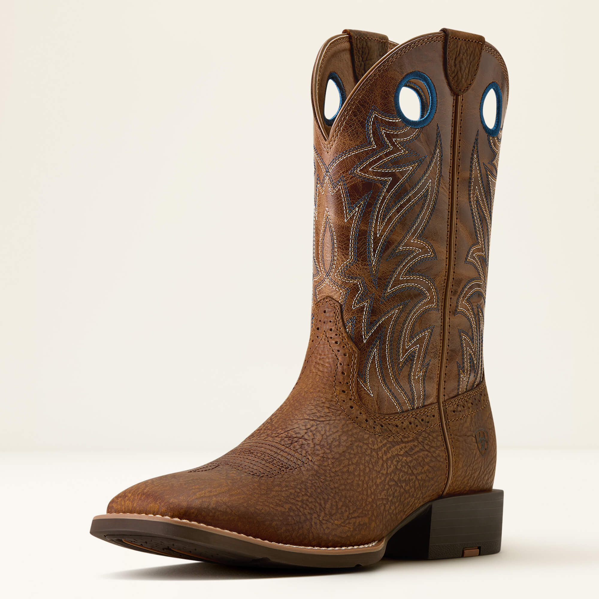 Sport Sidebet Wide Square Toe Cowboy Boot