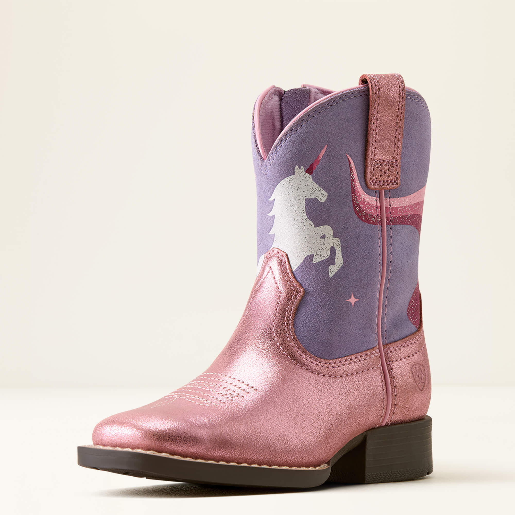 Unicorn Magic Wide Square Toe Western Boot