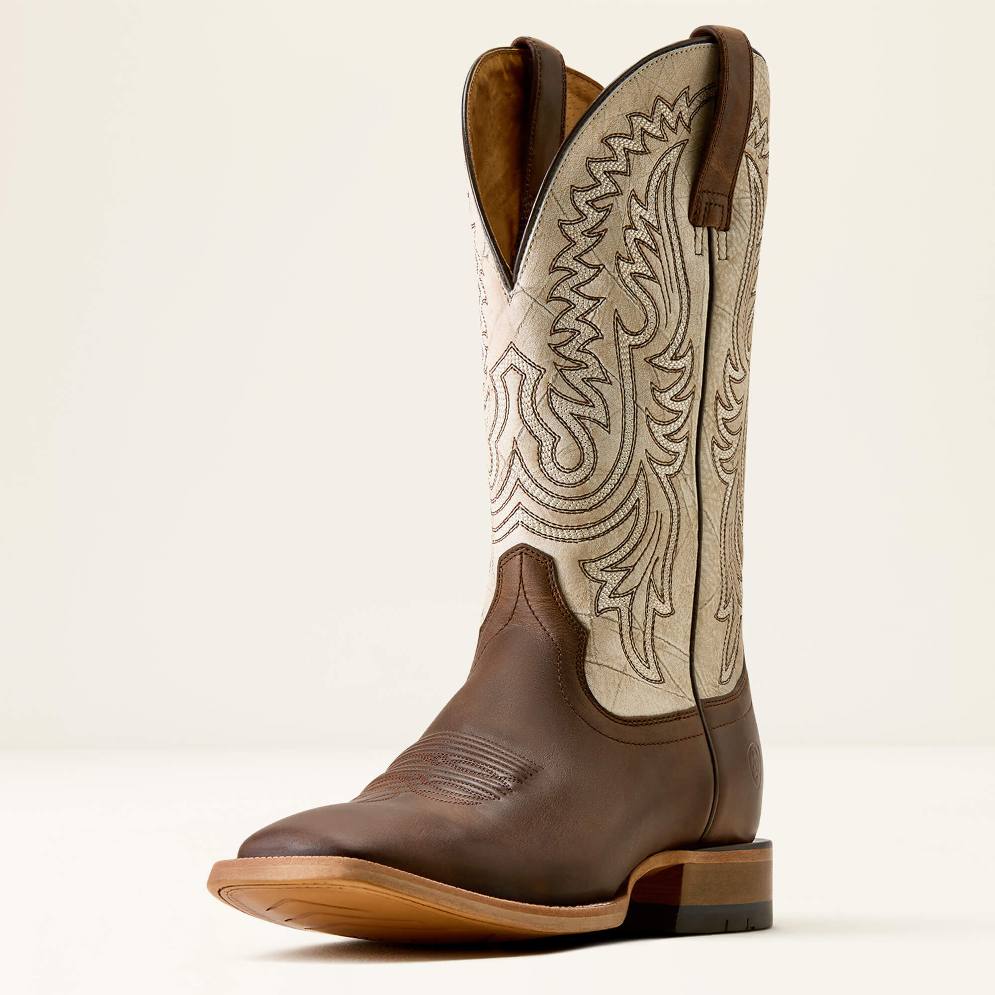 Slatewood Wide Square Toe Cowboy Boot