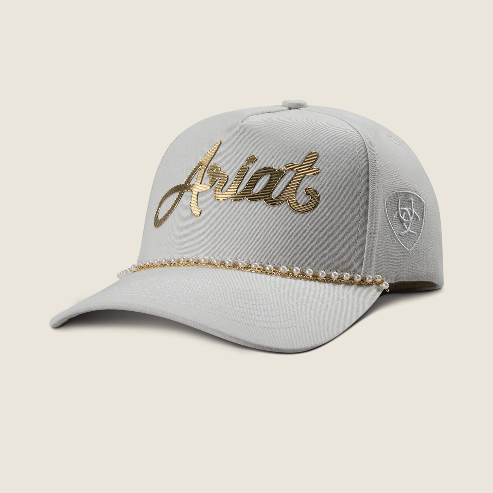 Ariat Script With Pearl Rope Brim Cap