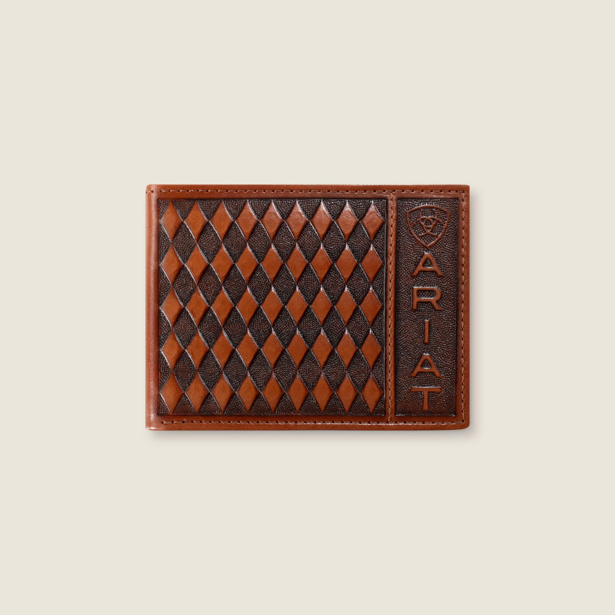 Diamond Embossed Bifold Wallet