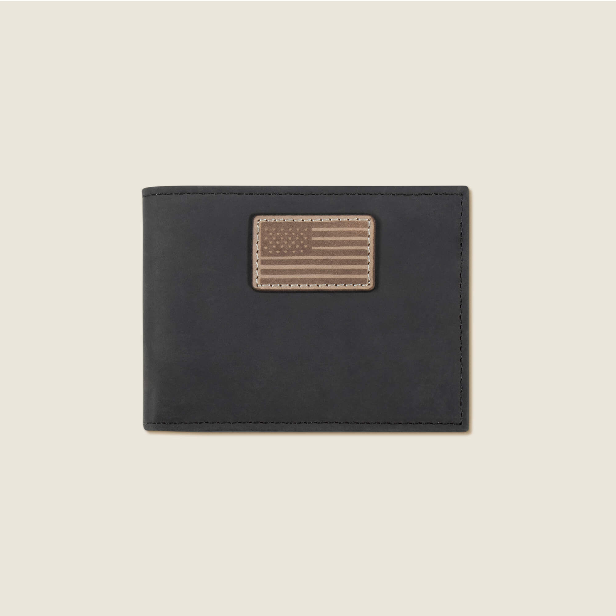 American Flag Patch Bifold Wallet